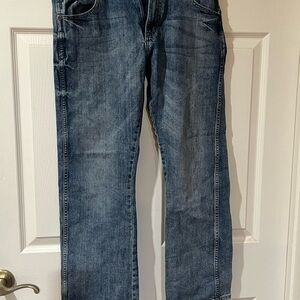 Wrangler Men's RETRO Slim Boot Fit Blue Jeans